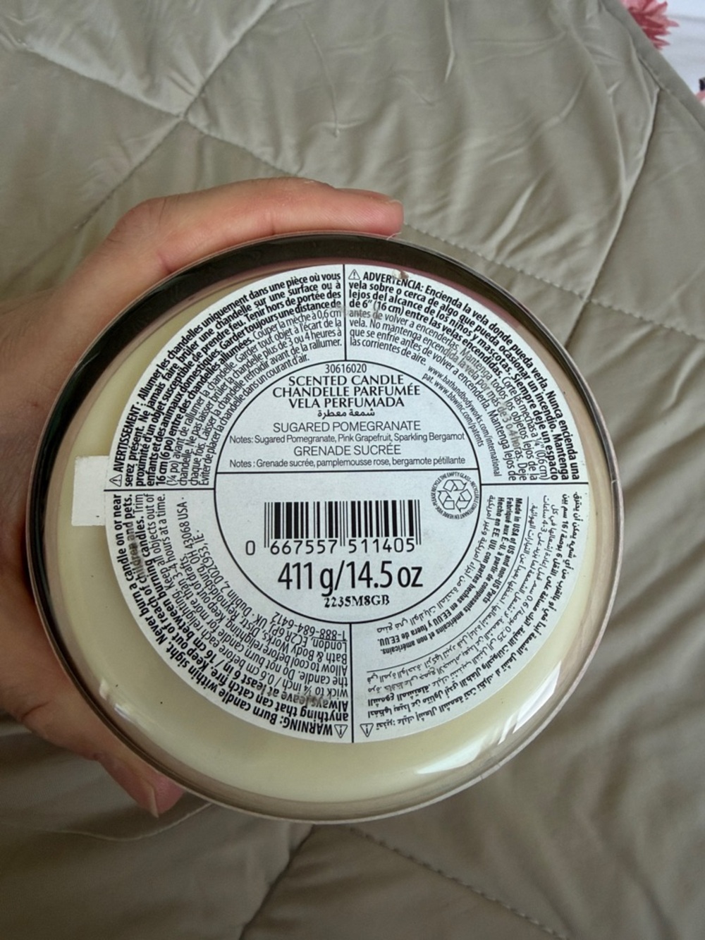 “Land of Sweets” Bath and Body Works 3 Wick Candle - Picture 3 of 4